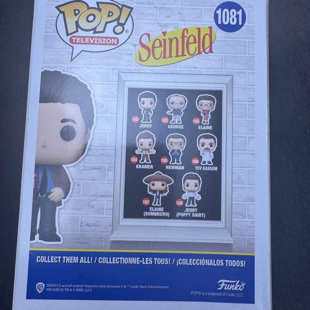 Funko Pop‎ Television Seinfeld Jerry 1081 Vinyl Figure